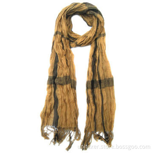Woven Scarf, Made of 100% Polyester, OEM Service